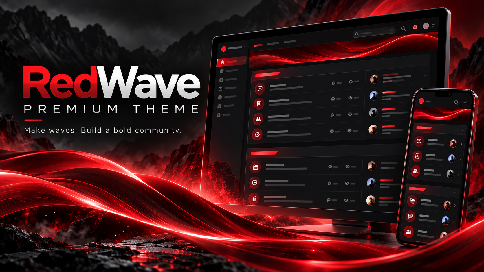 Redwave Premium Theme preview