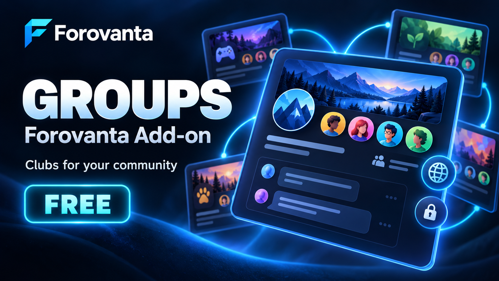 Groups Addon (Clubs) preview