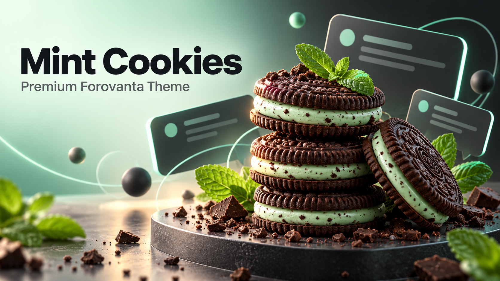 Mint Cookies Premium Theme preview