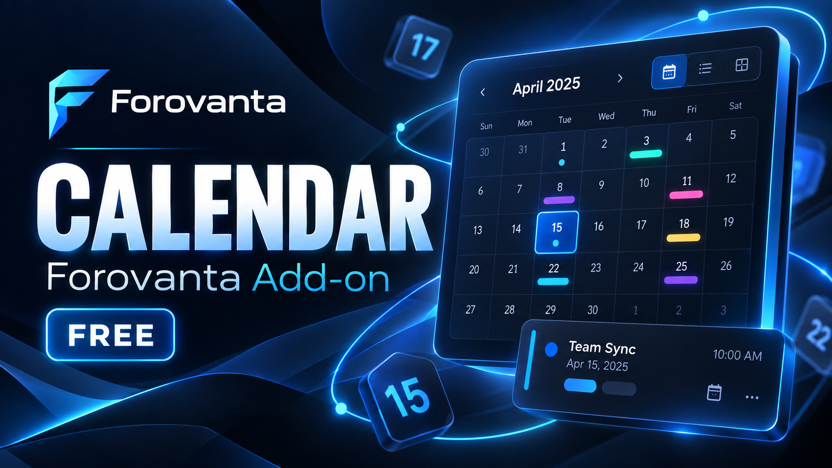 Calendar Addon preview