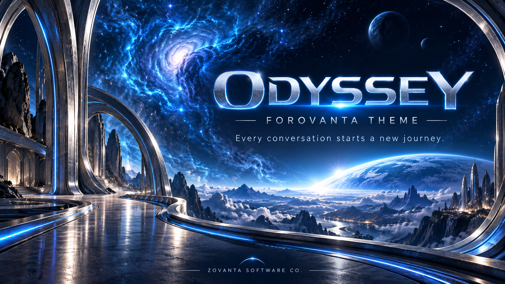 Odyssey Free Theme preview
