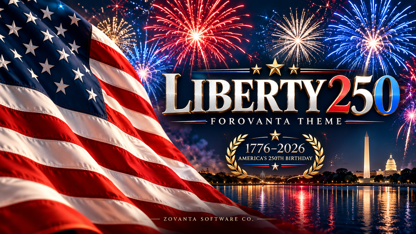 Liberty 250 Free Theme preview