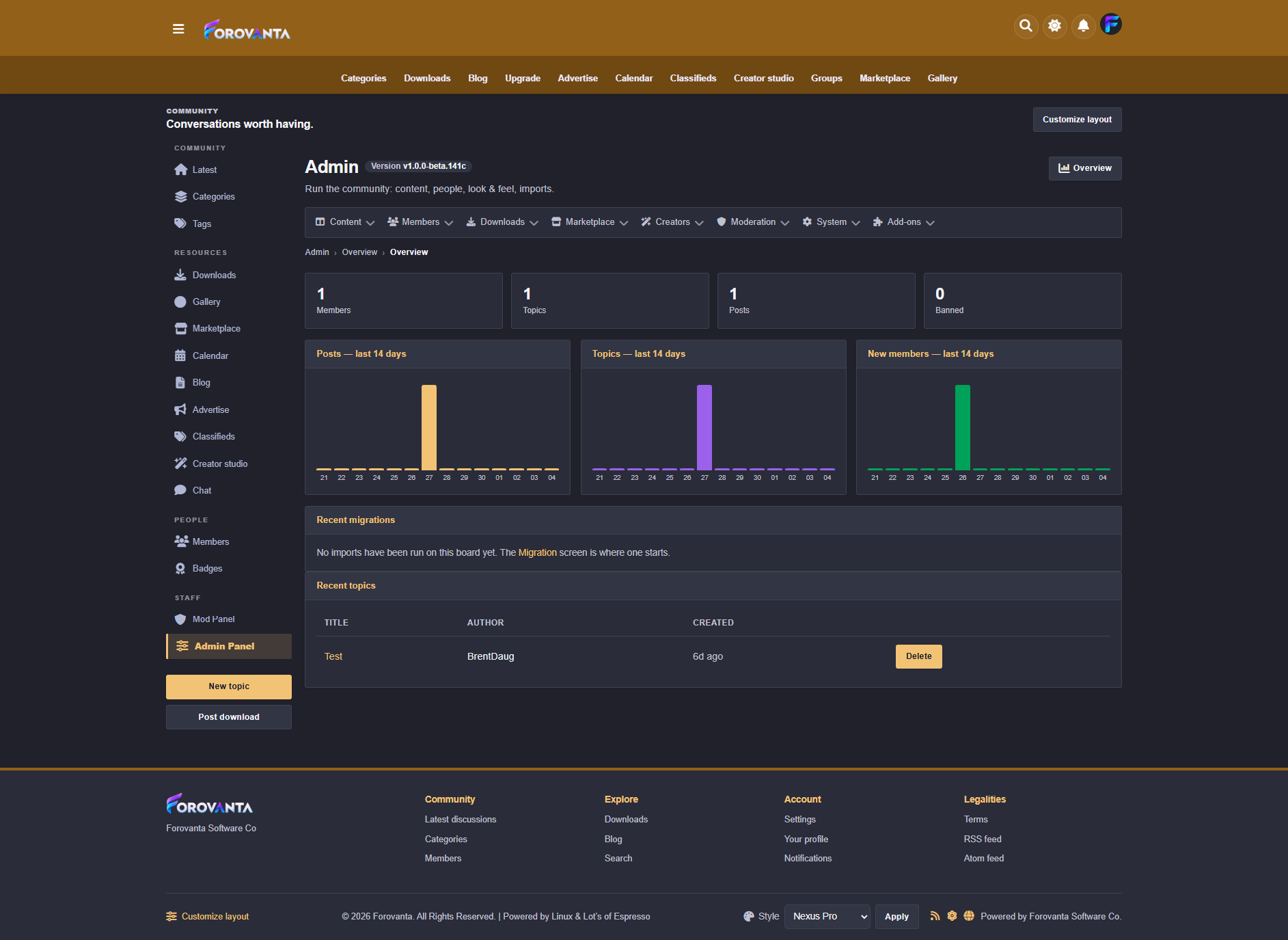 Nexus Pro Theme screenshot 1