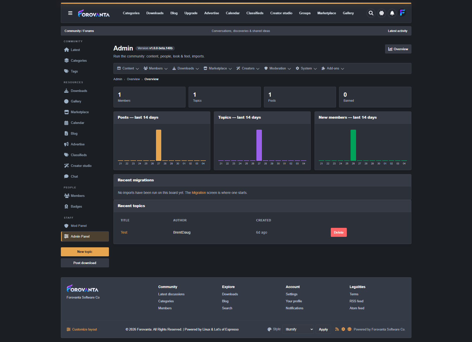 Illumify Free Theme screenshot 1