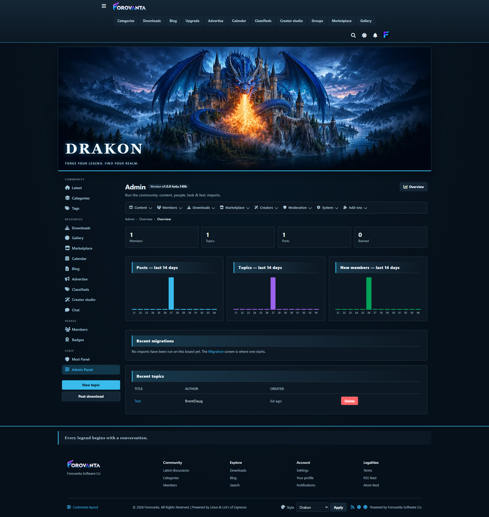 Drakon Premium Theme screenshot 1