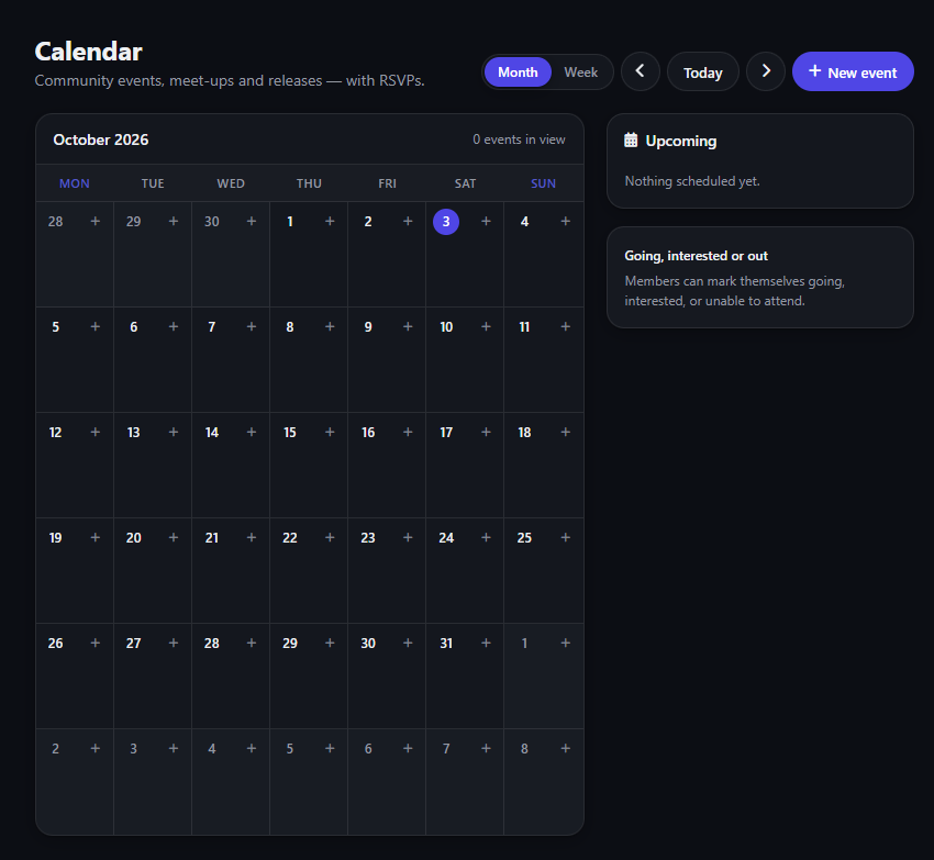 Calendar Addon screenshot 1